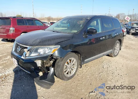 2014 Nissan Pathfinder Sl from USA, damaged, VIN 5N1AR2MM0EC735744
